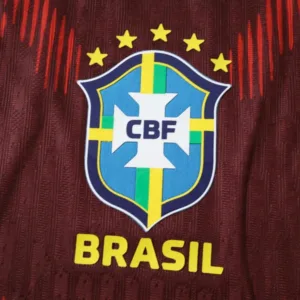 Brasil Camiseta Edición Jugadores 2026 Portero Roja - Camiseta Brasil | escamisetasfutbol