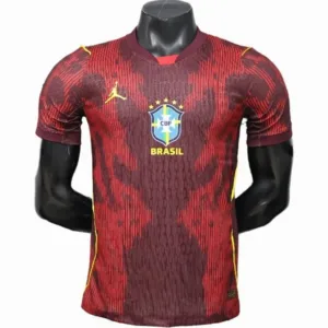 Brasil Camiseta Edición Jugadores 2026 Portero Roja - Camiseta Brasil | escamisetasfutbol