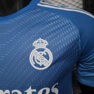 Real Madrid Camiseta Edición Jugadores 2025 2026 Portero Azul - Camiseta Real Madrid | escamisetasfutbol
