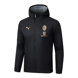 AC Milan Rompevientos 2025 2026 Negro - Maglia Ac Milan | escamisetasfutbol