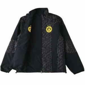 Borussia Dortmund Rompevientos 2025 2026 Negro - Borussia Dortmund Barata | escamisetasfutbol