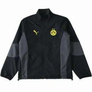 Borussia Dortmund Rompevientos 2025 2026 Negro - Borussia Dortmund Barata | escamisetasfutbol