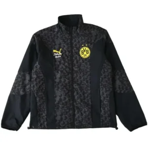 Borussia Dortmund Rompevientos 2025 2026 Negro - Borussia Dortmund Barata | escamisetasfutbol