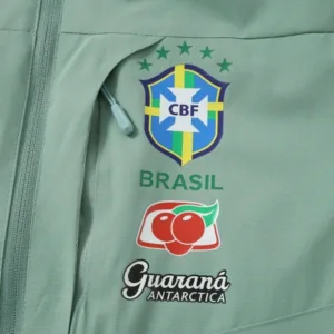Brasil Rompevientos 2026 Verde - Brasil Barata | escamisetasfutbol