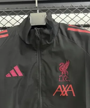 Liverpool Rompevientos 2025 2026 Negro - Maglia Liverpool | escamisetasfutbol