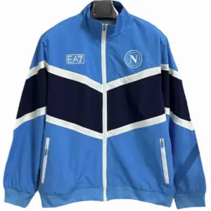 SSC Napoli Rompevientos 2025 2026 Negro - Ssc Napoli Equipacion | escamisetasfutbol