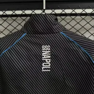 SSC Napoli Rompevientos 2025 2026 Negro - Ssc Napoli Equipacion | escamisetasfutbol