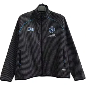 SSC Napoli Rompevientos 2025 2026 Negro - Ssc Napoli Equipacion | escamisetasfutbol