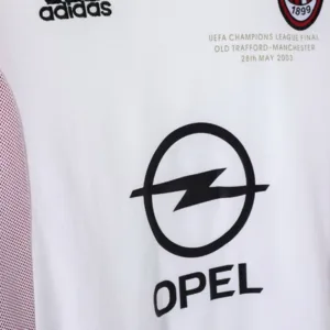 AC Milan Camiseta 2002 2003 Segunda Blanca - Camiseta Ac Milan | escamisetasfutbol
