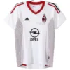 AC Milan Camiseta 2002 2003 Segunda Blanca - Camiseta Ac Milan | escamisetasfutbol