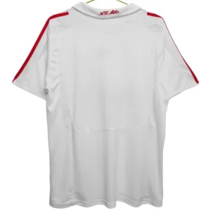 AC Milan Camiseta 2007 2008 Segunda Blanca - Camiseta Ac Milan | escamisetasfutbol