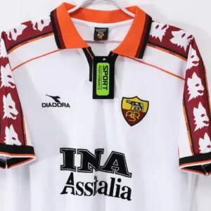 AS Roma Camiseta Segunda Blanca - Camiseta As Roma | escamisetasfutbol