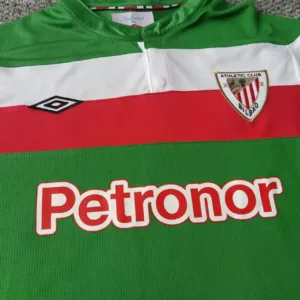 Athletic Bilbao Camiseta 2011 2012 Segunda Verde - Camiseta Athletic Bilbao | escamisetasfutbol