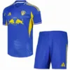 Leeds United Niños Conjunto 2025 2026 Segunda Azul - Tuta Leeds United Niños | escamisetasfutbol