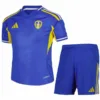 Leeds United Niños Conjunto 2025 2026 Segunda Azul - Tuta Leeds United Niños | escamisetasfutbol