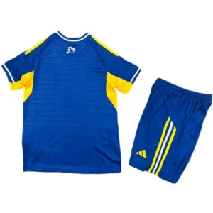 Leeds United Niños Conjunto 2025 2026 Segunda Azul - Tuta Leeds United Niños | escamisetasfutbol
