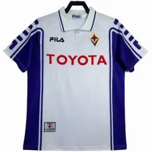 ACF Fiorentina Camiseta 2000 Segunda Blanca - Camiseta Acf Fiorentina | escamisetasfutbol