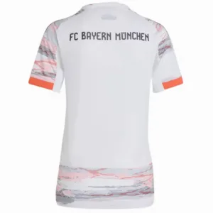 Bayern Múnich Mujer Camiseta 2025 2026 Segunda Blanca - Camiseta Bayern Munich Mujer | escamisetasfutbol