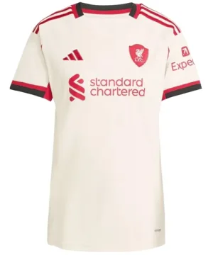 Liverpool Mujer Camiseta 2025 2026 Segunda Amarilla - Camiseta Liverpool Mujer | escamisetasfutbol
