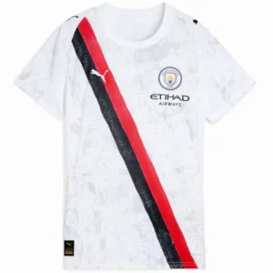 Manchester City Mujer Camiseta 2025 2026 Segunda Blanca - Camiseta Manchester City Mujer | escamisetasfutbol