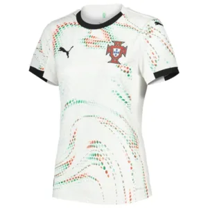 Portugal Mujer Camiseta 2025 Segunda Blanca - Camiseta Portugal Mujer | escamisetasfutbol
