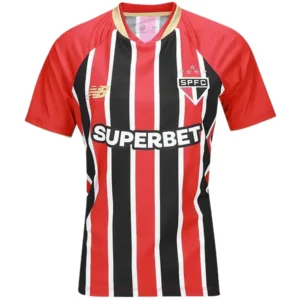 São Paulo Mujer Camiseta 2025 2026 Segunda Roja - Camiseta Sao Paulo Mujer | escamisetasfutbol