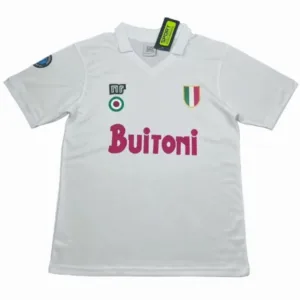 SSC Napoli Camiseta Segunda Blanca - Ssc Napoli Equipacion | escamisetasfutbol