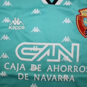 CA Osasuna Camiseta Segunda Verde - Camisetas De Futbol Retro | escamisetasfutbol