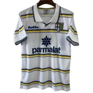 Parma Camiseta Segunda Blanca - Camiseta Real Madrid Parmalat | escamisetasfutbol