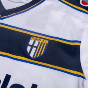 Parma Camiseta 2002 2003 Segunda Blanca - Camiseta Real Madrid Parmalat | escamisetasfutbol