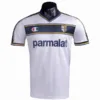 Parma Camiseta 2002 2003 Segunda Blanca - Camiseta Real Madrid Parmalat | escamisetasfutbol