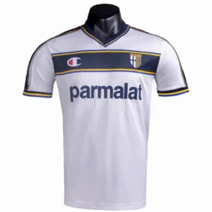 Parma Camiseta 2002 2003 Segunda Blanca - Camiseta Real Madrid Parmalat | escamisetasfutbol
