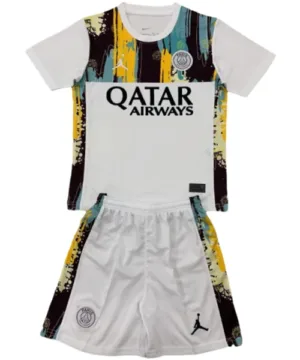 Paris Saint Germain Niños Conjunto 2025 2026 Segunda Blanco - Tuta Paris Saint Germain Niños | escamisetasfutbol