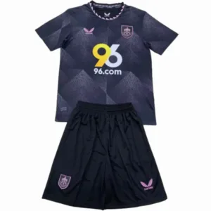 Burnley FC Conjunto 2024 2025 Segunda Negro - Burnley Fc Equipacion | escamisetasfutbol