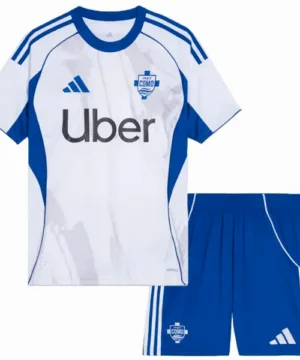 Como 1907 Conjunto 2025 2026 Segunda Blanco - Maglia Como 1907 | escamisetasfutbol