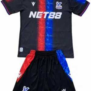 Crystal Palace Conjunto 2024 2025 Segunda Negro - Maglia Crystal Palace | escamisetasfutbol
