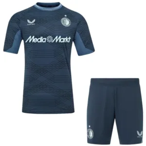 Feyenoord Rotterdam Niños Conjunto 2025 2026 Segunda Azul - Feyenoord Rotterdam Niños Barata | escamisetasfutbol