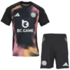 Leicester City Conjunto 2024 2025 Segunda Negro - Maglia Leicester City | escamisetasfutbol