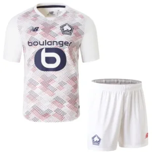 Lille OSC Conjunto 2024 2025 Segunda Blanco - Lille Osc 2026 | escamisetasfutbol