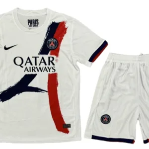 Paris Saint Germain Conjunto 2024 2025 Segunda Blanco - Maglia Paris Saint Germain | escamisetasfutbol
