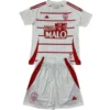 Stade Brestois Conjunto 2024 2025 Segunda Blanco - Stade Brestois Equipacion | escamisetasfutbol