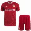 VfB Stuttgart Conjunto 2025 2026 Segunda Rojo - Vfb Stuttgart Equipacion | escamisetasfutbol