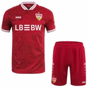 VfB Stuttgart Conjunto 2025 2026 Segunda Rojo - Vfb Stuttgart Equipacion | escamisetasfutbol
