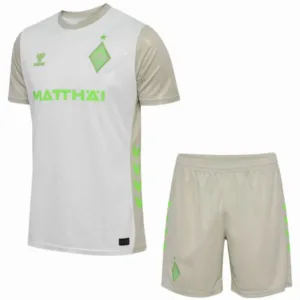 Werder Bremen Conjunto 2025 2026 Segunda Blanco - Werder Bremen Barata | escamisetasfutbol