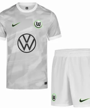 VfL Wolfsburgo Conjunto 2025 2026 Segunda Blanco - Vfl Wolfsburgo Equipacion | escamisetasfutbol