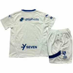 Al Hilal Saudi Niños Conjunto 2024 2025 Segunda Blanco - Tuta Al Hilal Saudi Niños | escamisetasfutbol