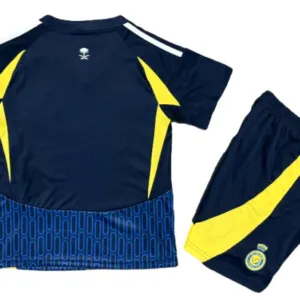 Al-Nassr FC Niños Conjunto 2024 2025 Segunda Azul - Tuta Al-Nassr FC Niños | escamisetasfutbol