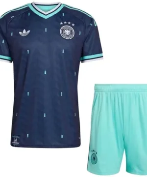 Alemania Niños Conjunto 2026 Segunda Azul - Equipacion Alemania Niños | escamisetasfutbol
