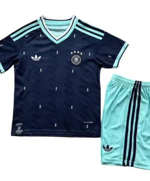 Alemania Niños Conjunto 2026 Segunda Azul - Equipacion Alemania Niños | escamisetasfutbol