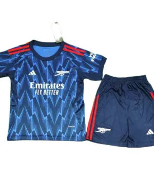Arsenal Niños Conjunto 2025 2026 Segunda Azul - Equipacion Arsenal Niños | escamisetasfutbol